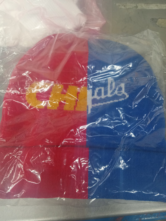 CHIEFS ROYALS SPLIT KNIT BEANIE